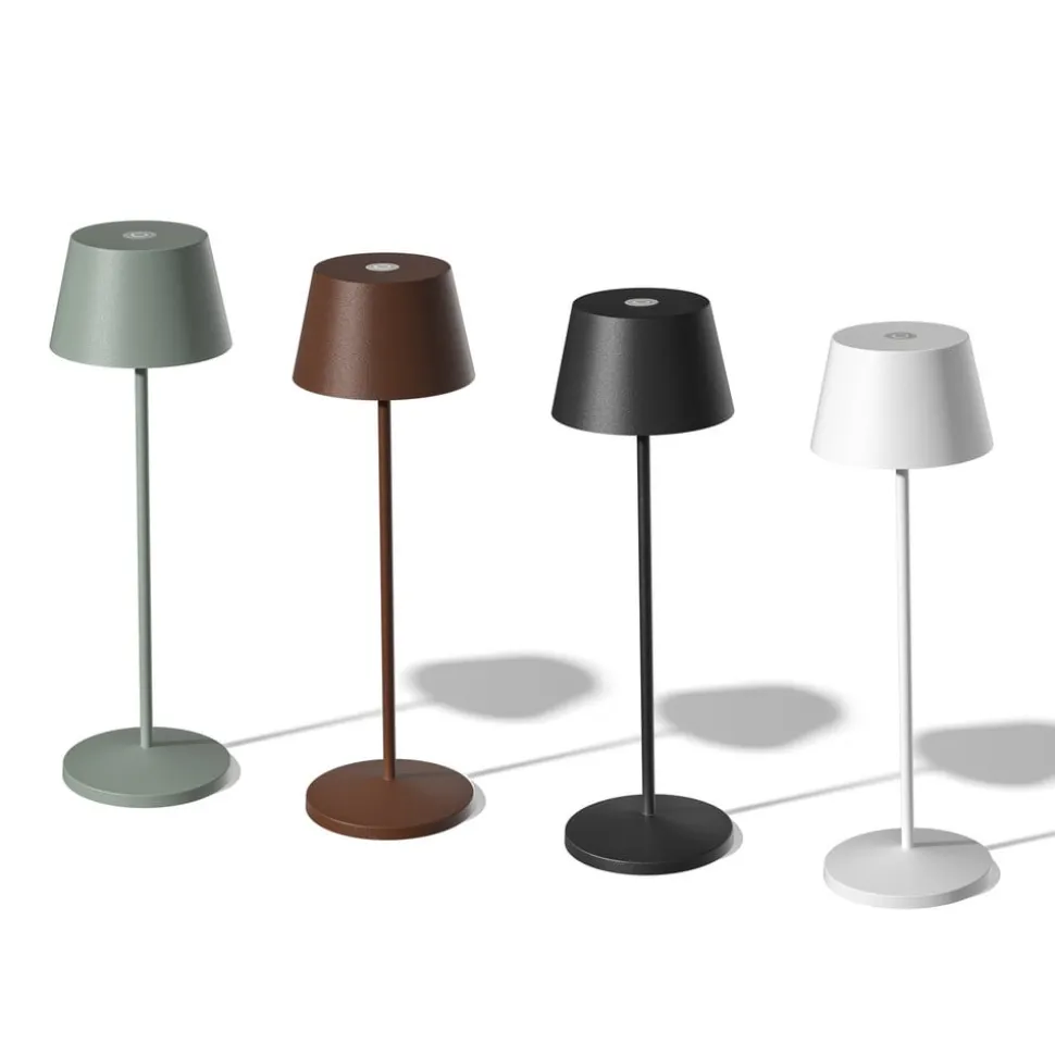 LOOM DESIGN Modi LED-terrasselampe, corten