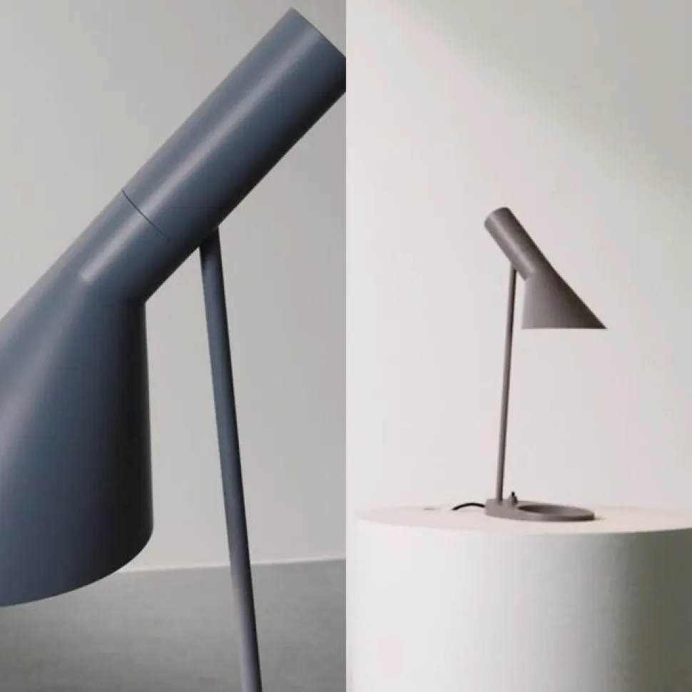 Louis Poulsen AJ design gulvlampe grå