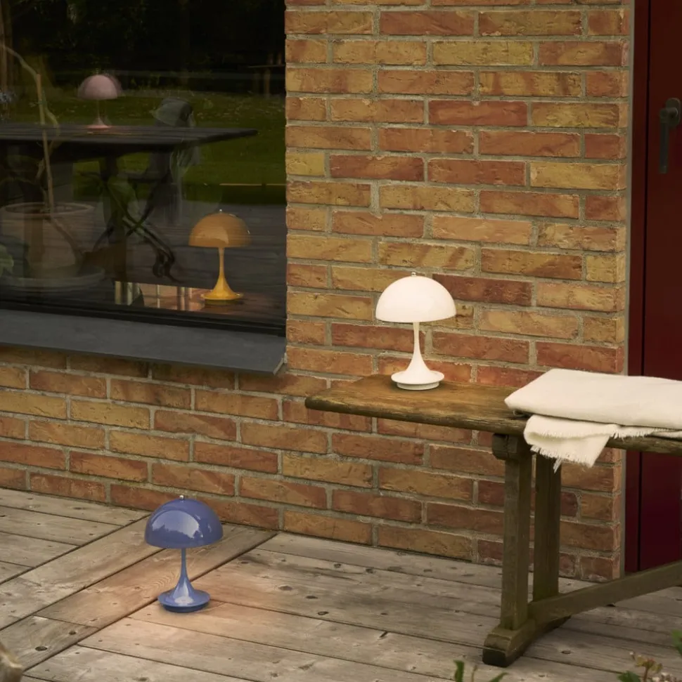 Louis Poulsen Akku-lampe Panthella PORTABLE 160 V3 opal hvid