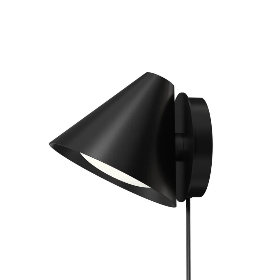 Louis Poulsen Keglen væglampe, dim-to-warm, sort