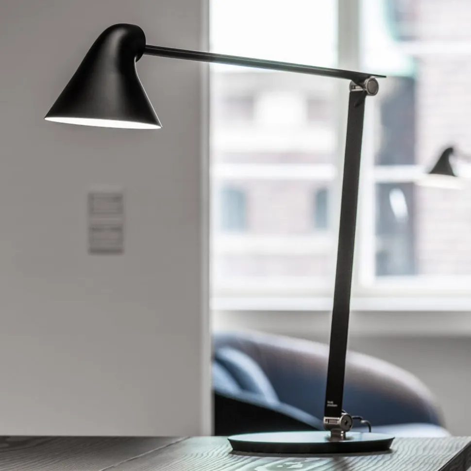 Louis Poulsen NJP bordlampe, fod, 3.000 K mørkegrå