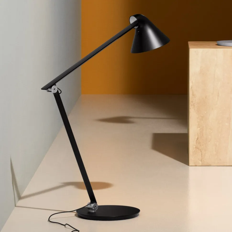 Louis Poulsen NJP bordlampe, fod, 3.000 K mørkegrå