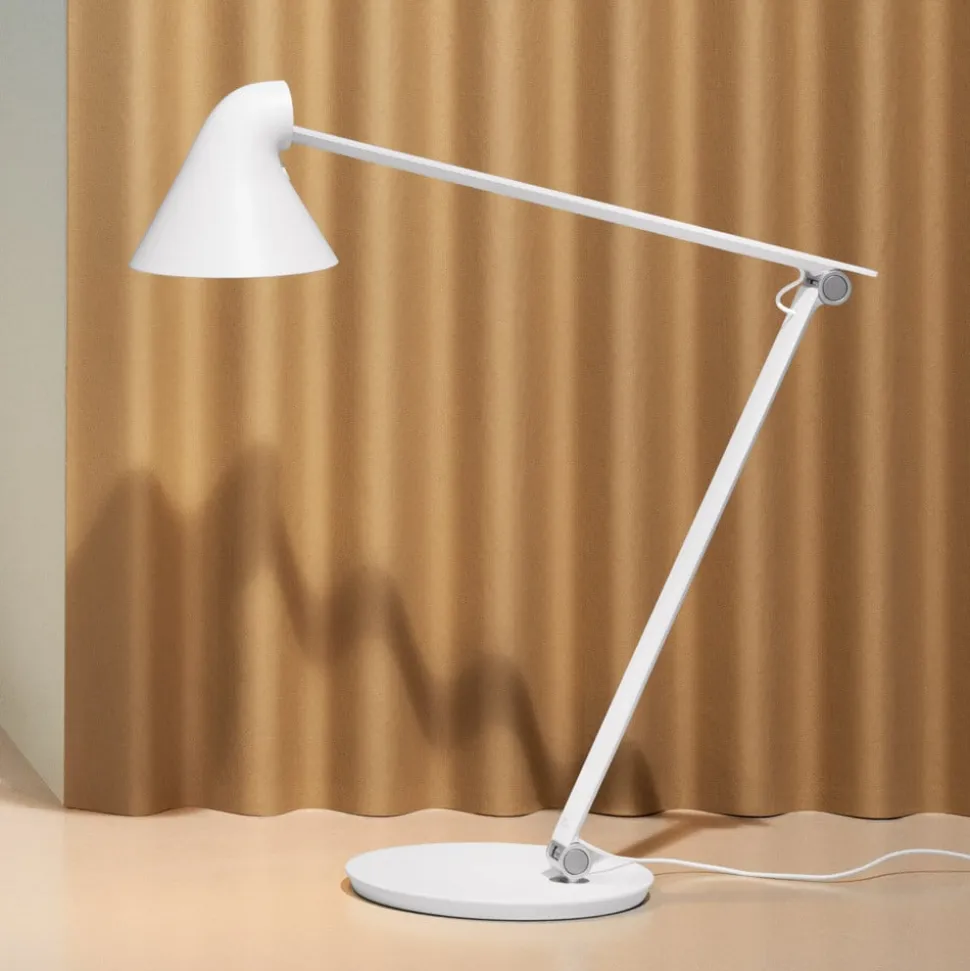 Louis Poulsen NJP bordlampe, fod, 3.000 K mørkegrå