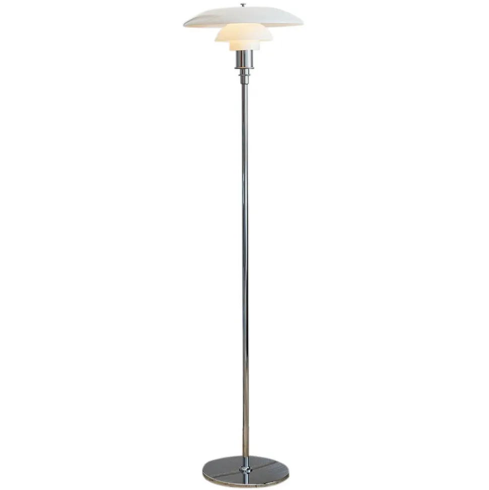 Louis Poulsen PH 3 1/2-2 1/2 gulvlampe, krom