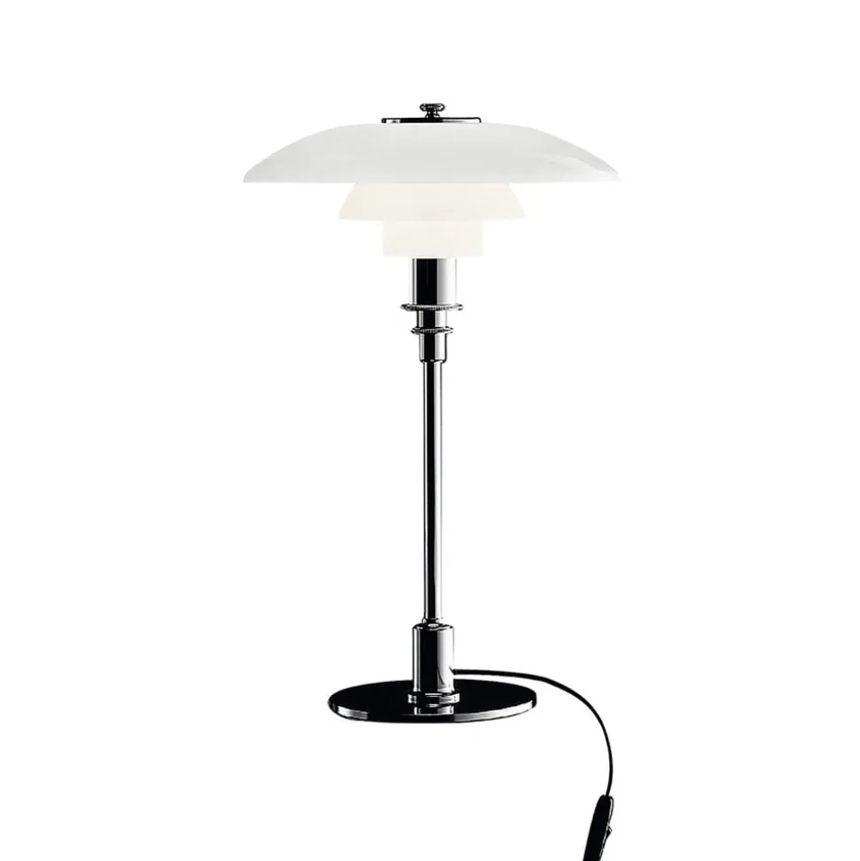 Louis Poulsen PH 3/2 bordlampe, højglans forkromet