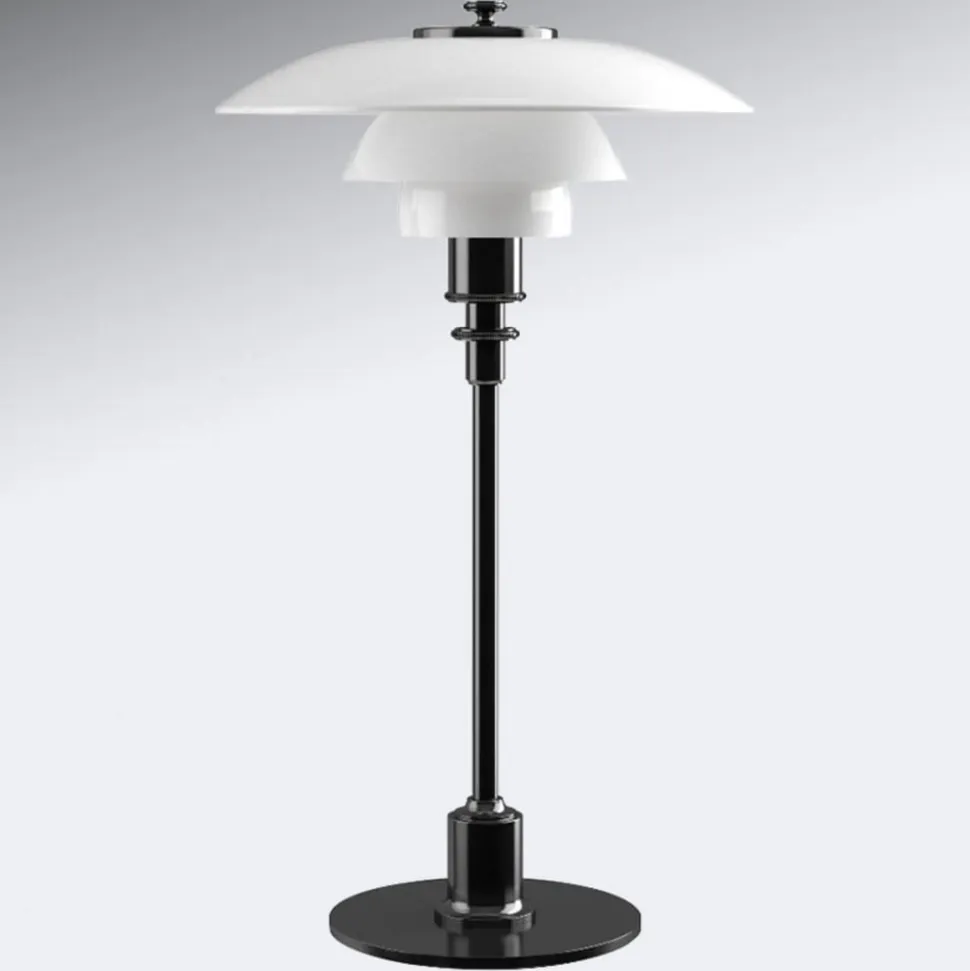 Louis Poulsen PH 2/1 bordlampe, sort