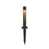 Louis Poulsen sokkellampe Flindt, 830, sort, jordstik 24V