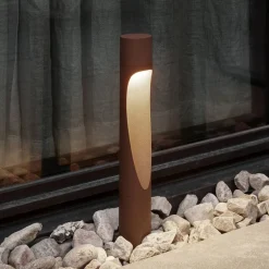 Louis Poulsen sokkellampe Flindt 927 corten 35cm base adapter