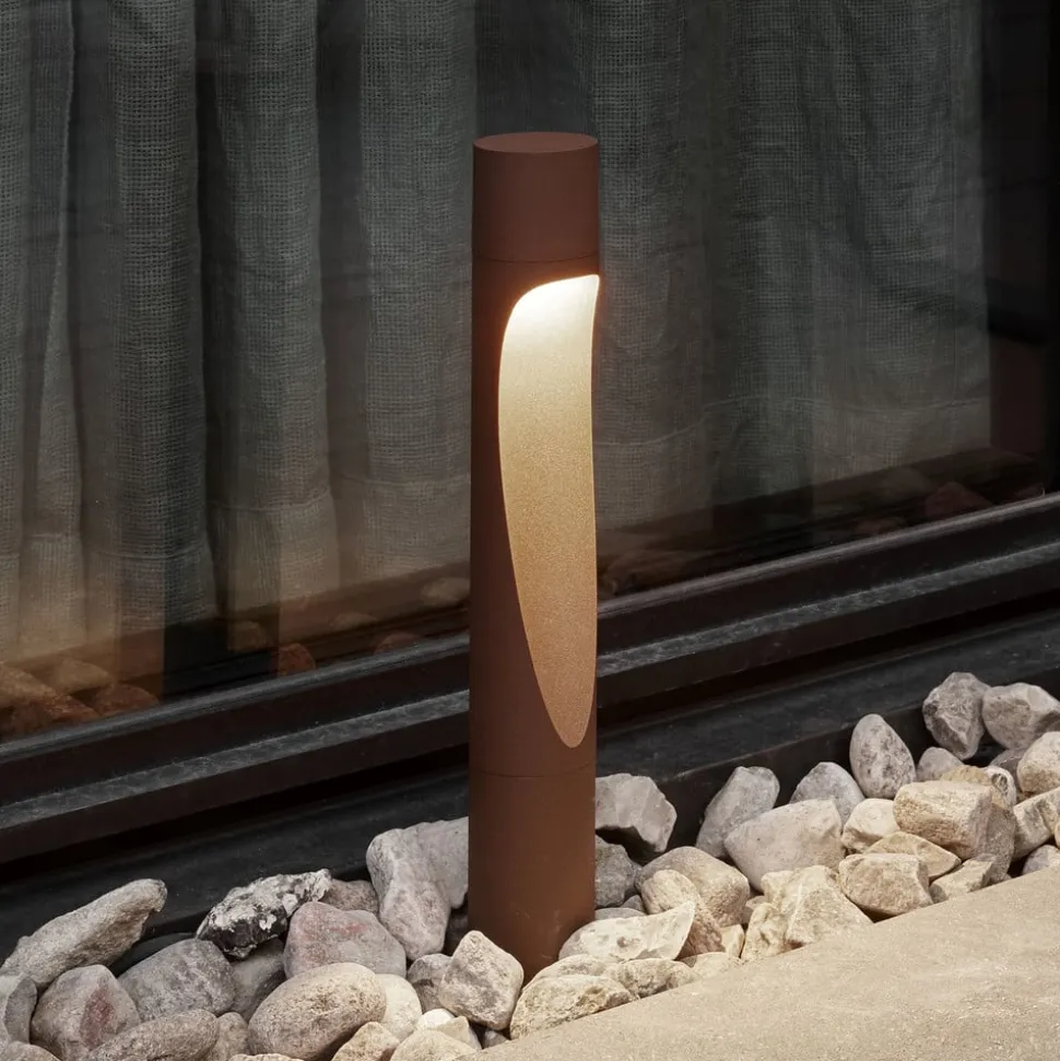 Louis Poulsen sokkellampe Flindt 927 corten 35cm base adapter