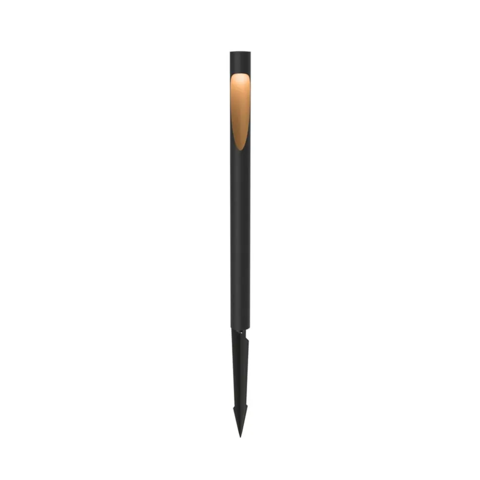 Louis Poulsen Vejlampe 827 sort 70 cm stikdåse