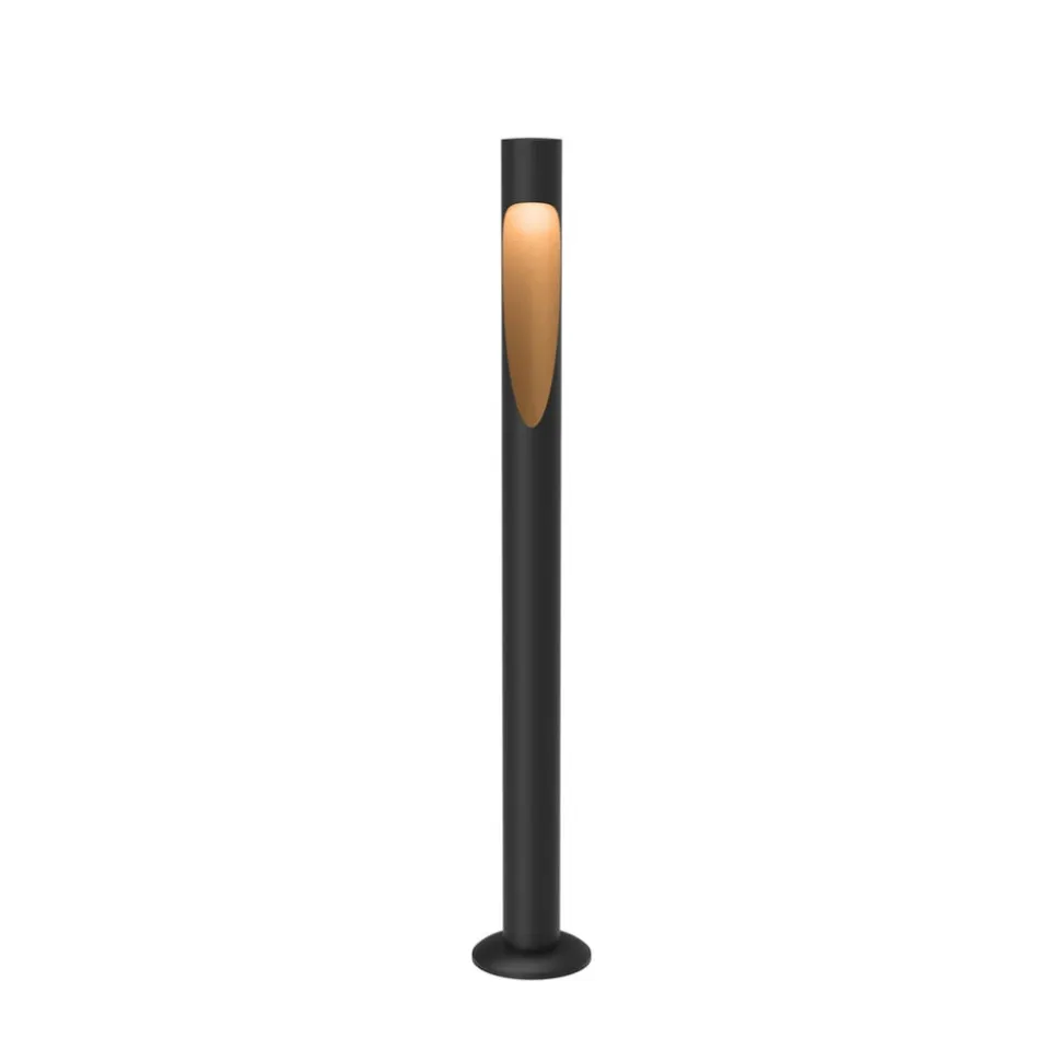 Louis Poulsen vejlampe Flindt, 927 sort 70 cm base 24 V