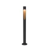 Louis Poulsen vejlampe Flindt, 930 sort 70 cm fod 24 V