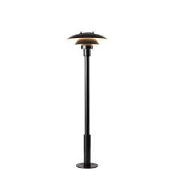 Louis Poulsen vejlampe PH 3-2 1/2, sort, 91 cm stål