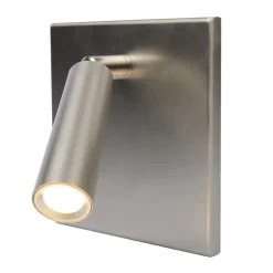 Læselampe BL1-LED, indbygning/påbygning, stål