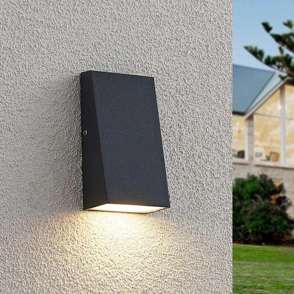 Lucande Adarey udendørs LED-væglampe, IP54