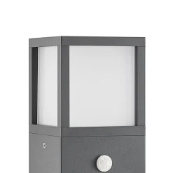 Lucande Dewari vejlampe, bevægelsessensor, E27, 65 cm, IP54