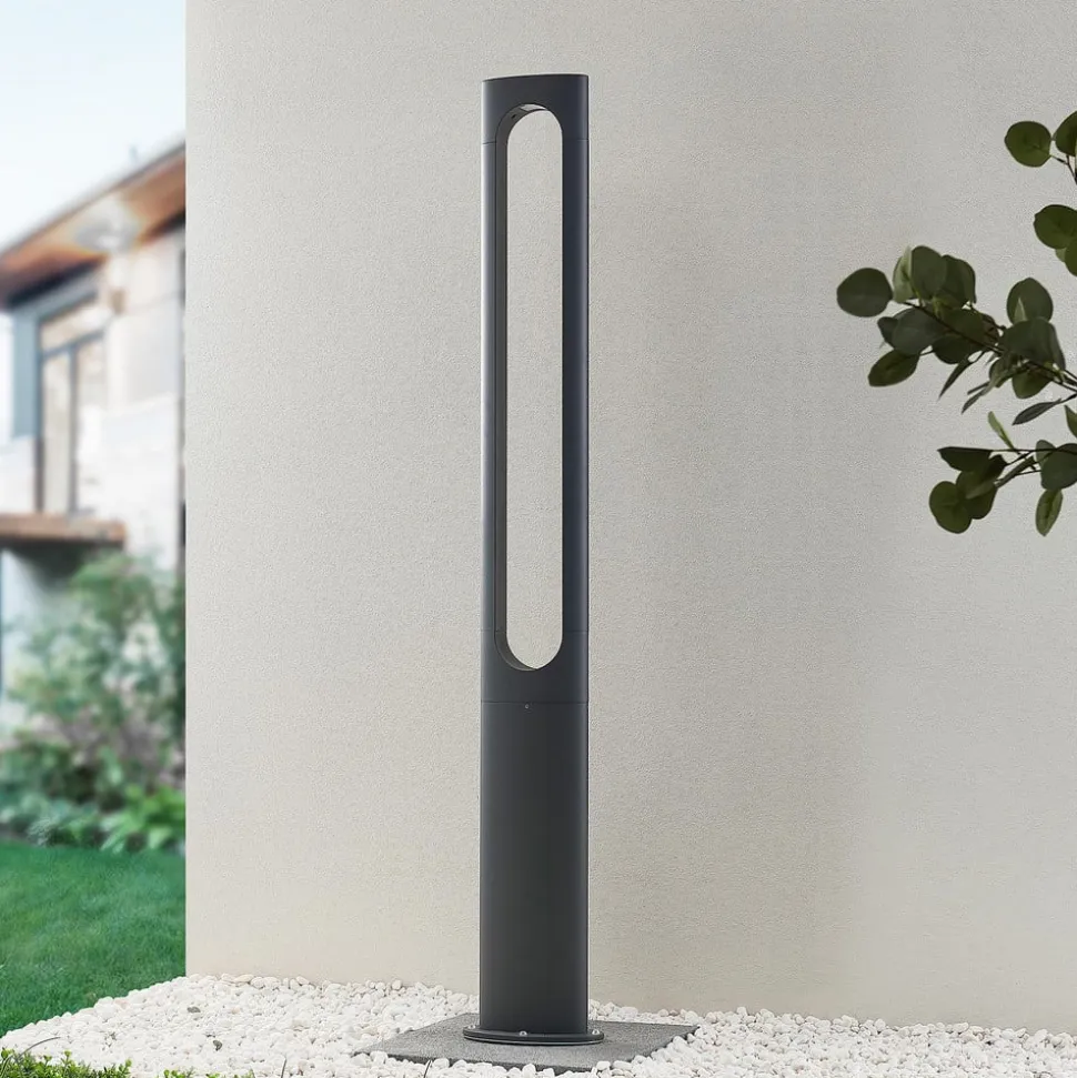 Lucande Dovino LED-lygtepæl, 150 cm