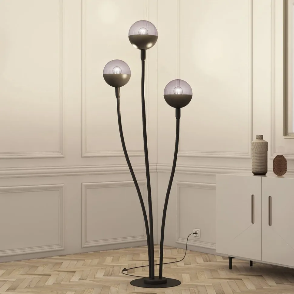 Lucande Dustian gulvlampe, 3 lyskilder