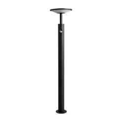 Lucande Fenia LED-vejlampe, 100 cm, sensor, IP54, antracit