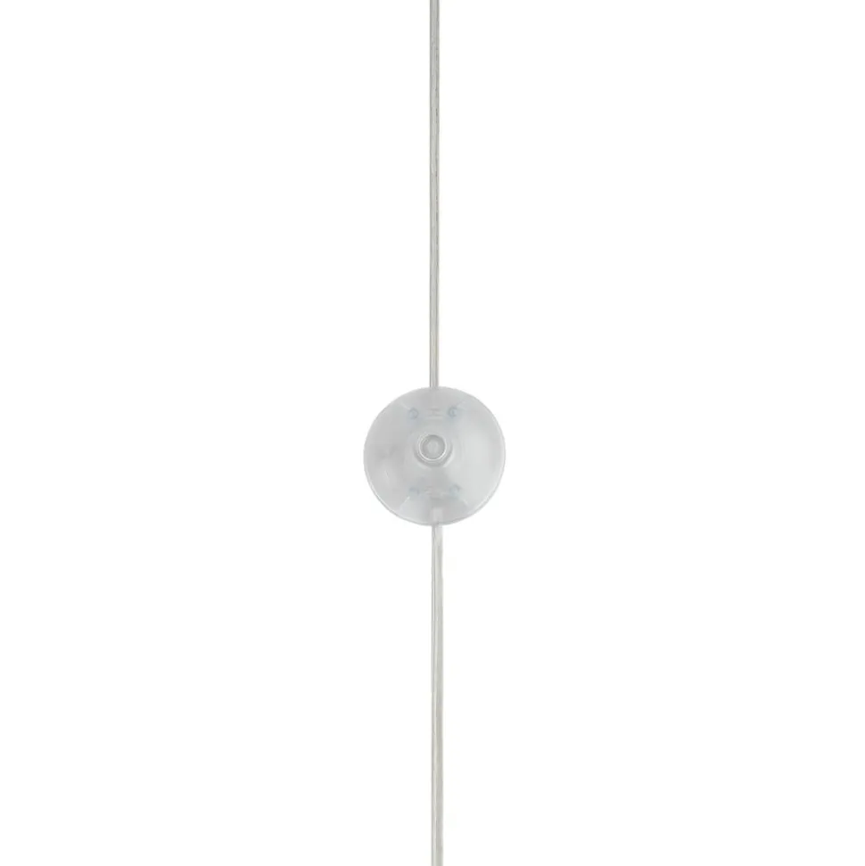 Lucande Gulvlampe Diborah, røggrå, glas, 150 cm, G9