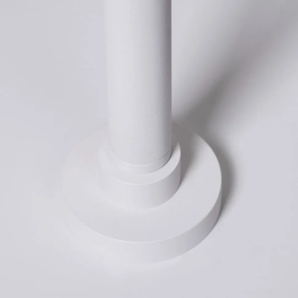 Lucande gulvlampe Kellina, 151 cm, hvid, metal, E27