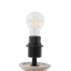 Lucande gulvlampe Lyndorin, beige, keramik, 150 cm