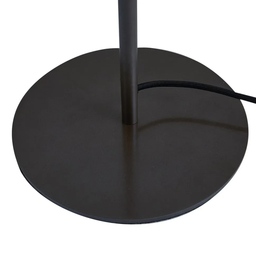 Lucande gulvlampe Nysira, grå metallic, 2 lyskilder