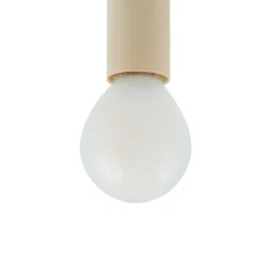 Lucande hængelampe Bidolo, kromfarvet, glas, Ø 15 cm, IP44