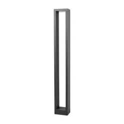 Lucande Jupp LED-vejlampe, sæt med 4, 90 cm, antracit, IP54