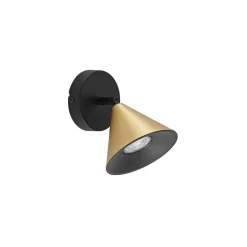 Lucande Kartio loftlampe 1 lysk., drejelig messing
