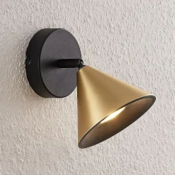 Lucande Kartio loftlampe 1 lysk., drejelig messing