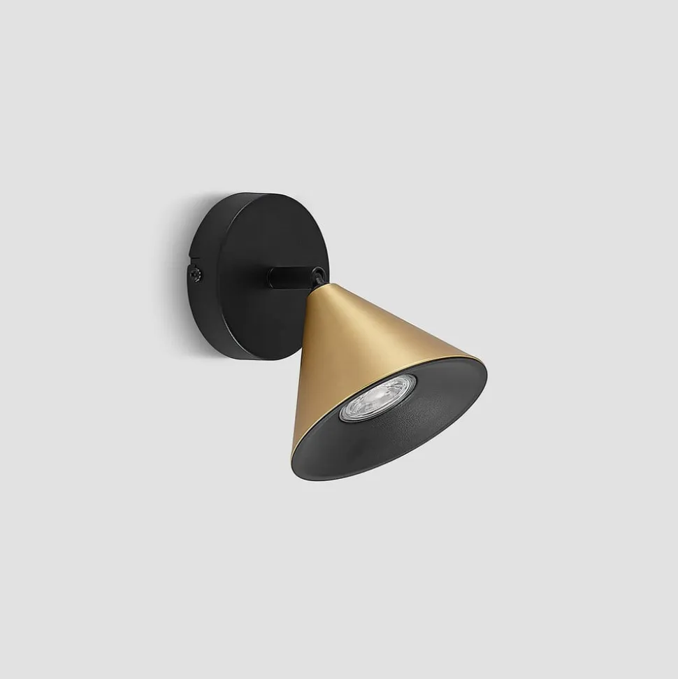 Lucande Kartio loftlampe 1 lysk., drejelig messing