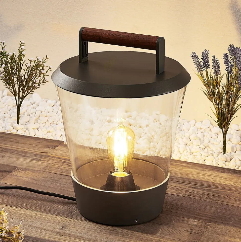 Lucande Larkyn bordlampe, udendørs dekoration