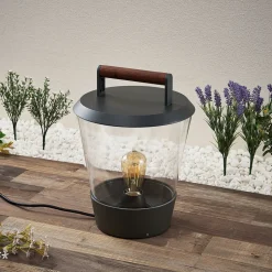 Lucande Larkyn bordlampe, udendørs dekoration