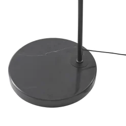 Lucande LED buelampe Yekta, sort, 183 cm, dæmpbar