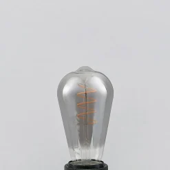 Lucande LED E27 ST64 4W 1.800K dæmpes, titan 5 stk