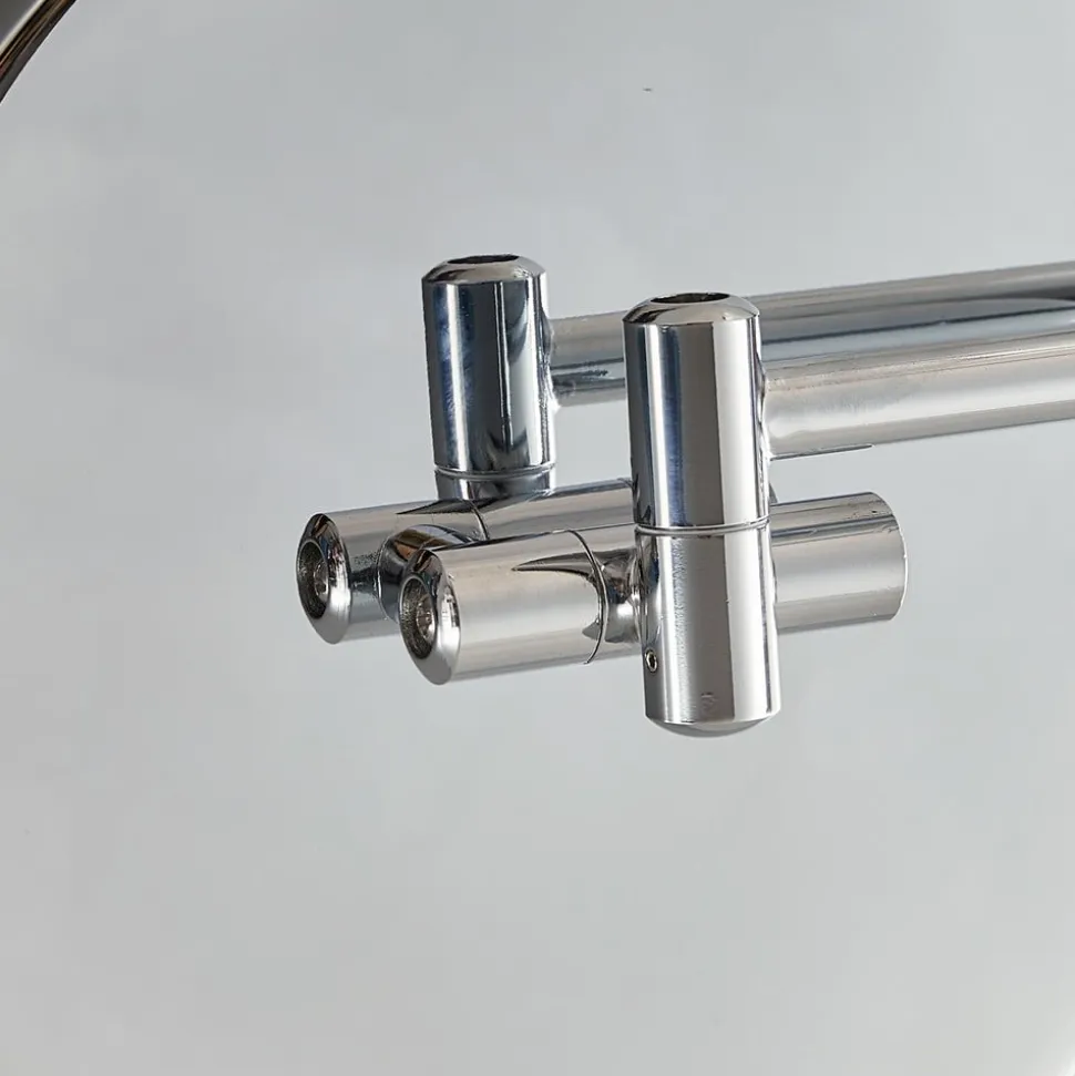 Lucande LED kosmetikspejl Fyria, krom, stål, CCT