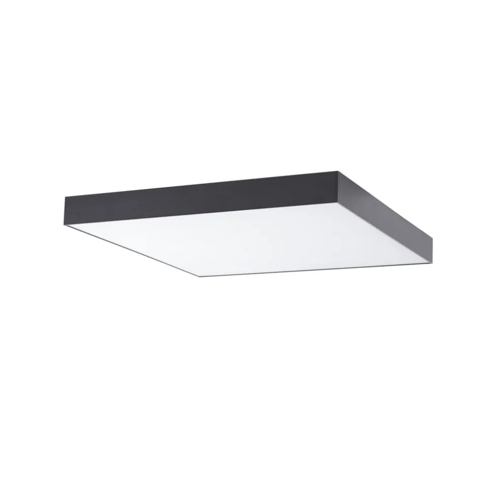 Lucande LED loftlampe Leicy, sort, 60 cm, RGBIC, CCT