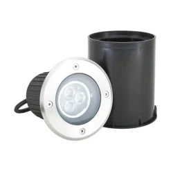 Lucande LED nedgravningslampe Jos, rund, drejelig, IP67