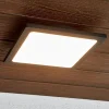 Lucande LED udendørs loftlampe Mabella, 23 cm, antracit