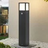 Lucande LED-gadelampe Dewari, bevægelsessensor, 65 cm, IP54