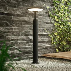 Lucande LED-gadelampe Fenia, 60 cm, antracit, IP65