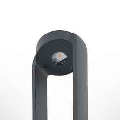 Lucande LED-gadelampe Habsa, 80 cm, antracit, metal
