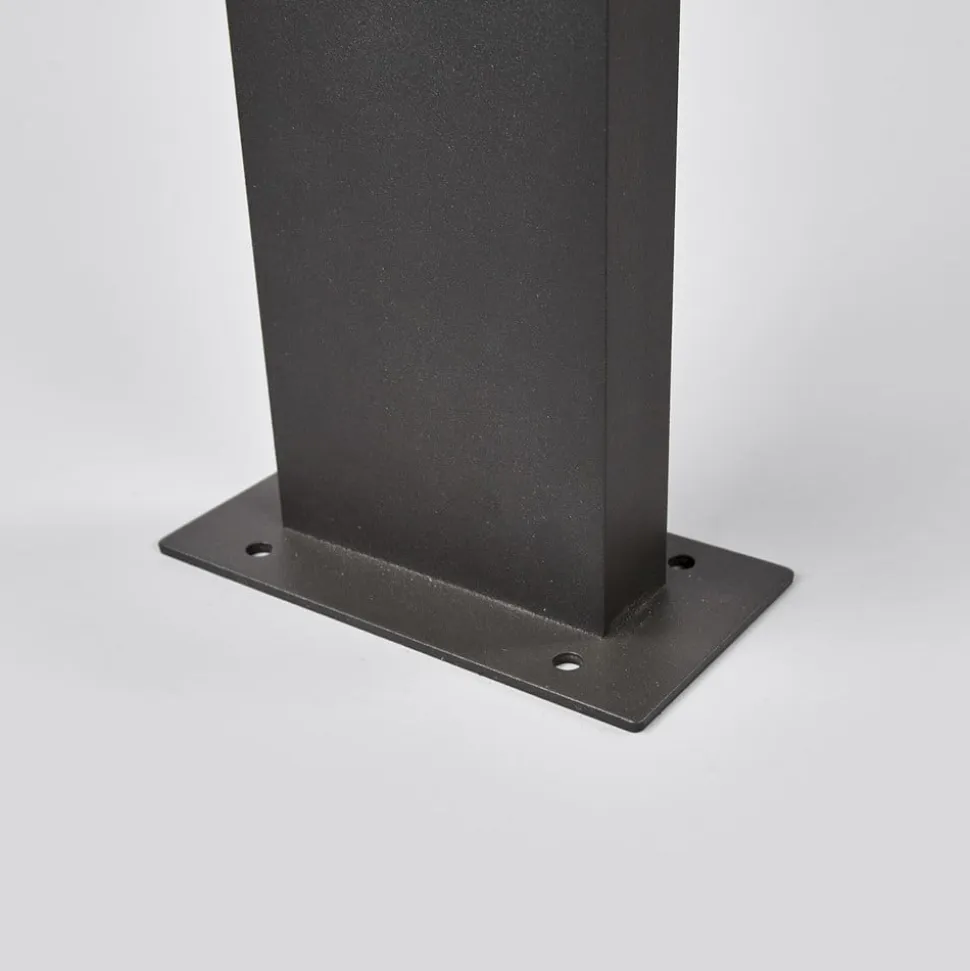 Lucande LED-gadelampe Juvia, 100 cm, bevægelsessensor, IP54