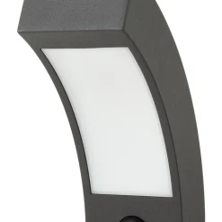 Lucande LED-gadelampe Lennik, sensor, 100 cm, antracit