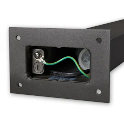 Lucande LED-gadelampe Lennik, 100 cm, antracit, metal