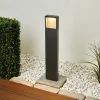 Lucande LED-gadelampe Leya, 65 cm, antracit, metal, IP54