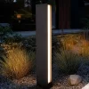 Lucande LED-gadelampe Lirka, 2 lyskilder, grå, metal, 60 cm