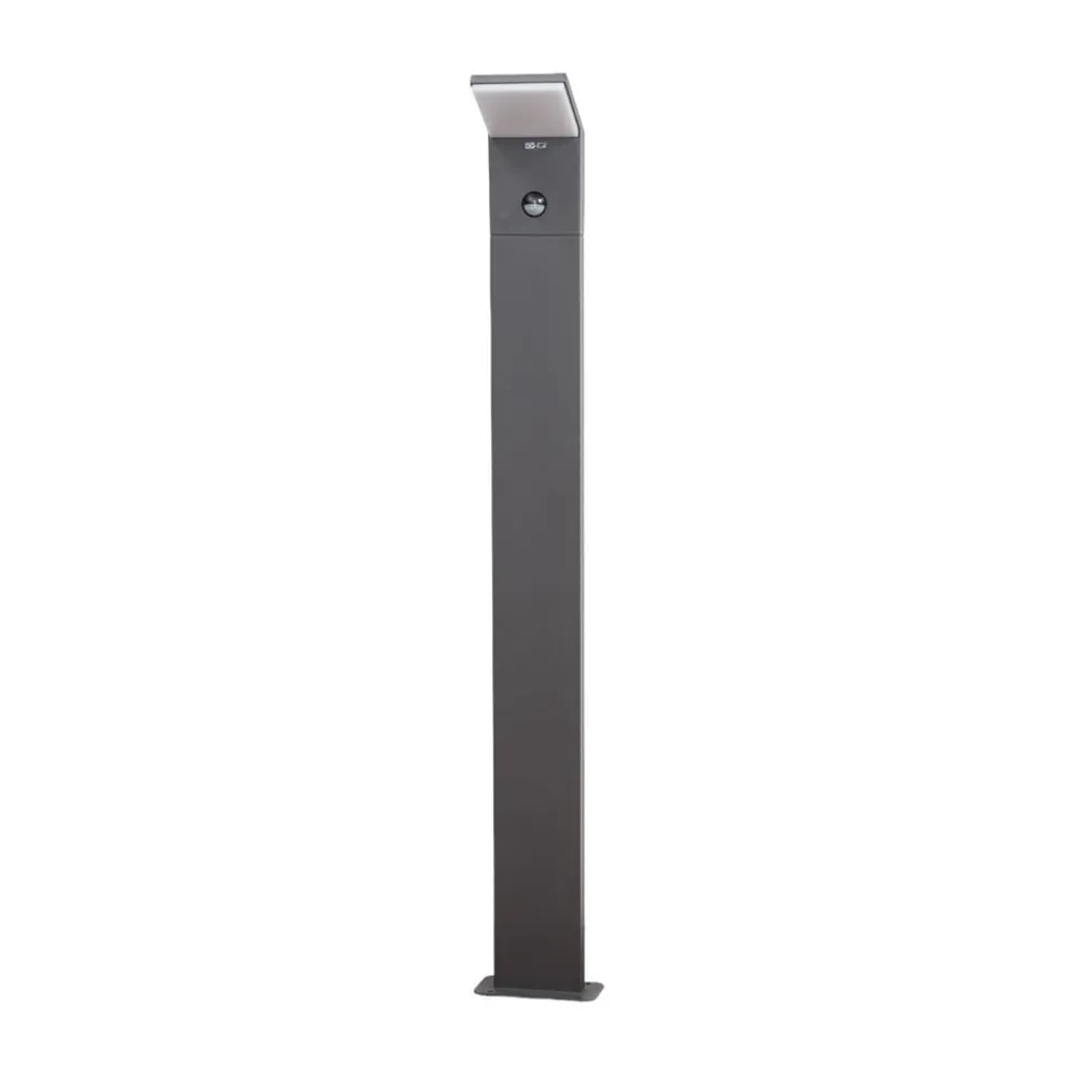 Lucande LED-gadelampe Nevio, sensor, 100 cm, antracit