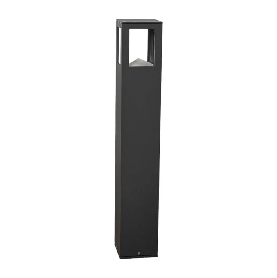 Lucande LED-gadelampe Nicola, 65 cm, antracit, P54